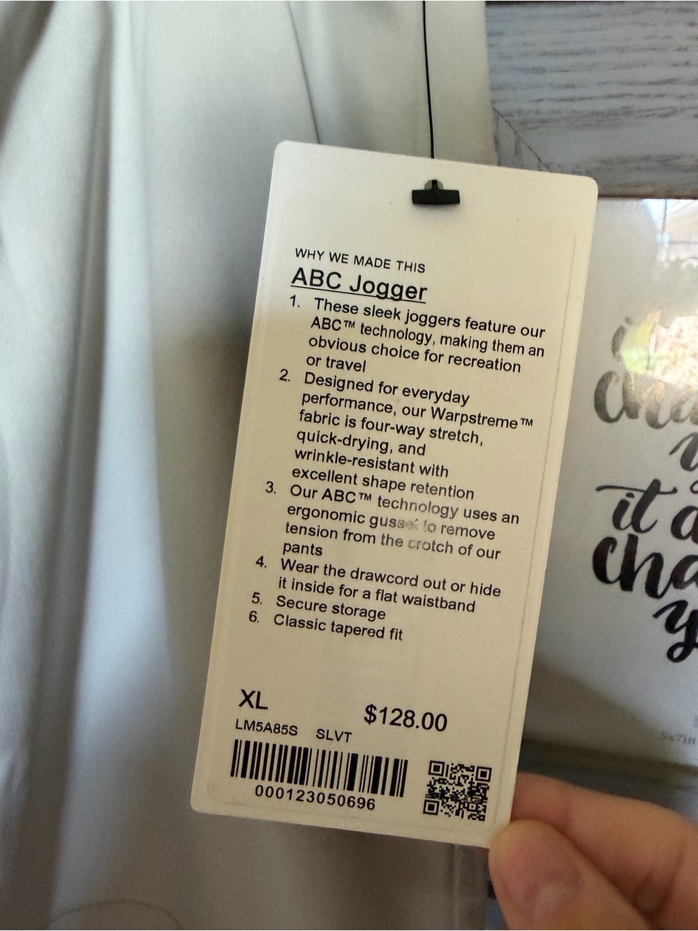 lululemon Men's ABC Jogger Pants XL NWT - Picture 3 of 6